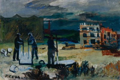 Construction de nouvelles maisons, 1933 - Roman Matveevich Semashkevich
