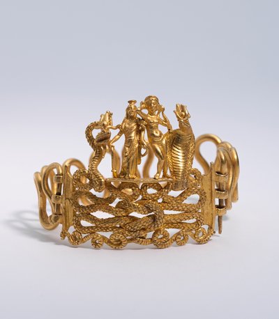 Bracelet avec Agathodaimon, Isis-Tyche, Aphrodite et Terenouthis - Roman Period Egyptian