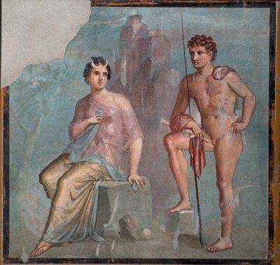 Io et Argus - Roman Pompeian wall painting.