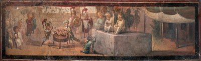 Le Jugement de Salomon, 1er millénaire - Roman Pompeian wall painting.