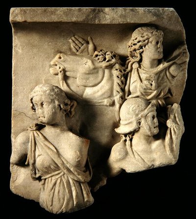 Un fragment de sculpture en haut-relief - Roman Roman