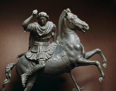 Alexandre le Grand (356-323 av. J.-C.) à cheval - Roman Roman