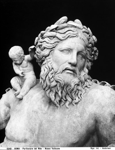Allégorie du Nil (marbre) (détail) - Roman Roman
