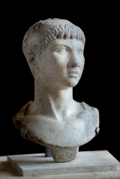 Art romain Buste de Ptolémée de Maurétanie (10 BC - 40 AD) marbre - Roman Roman