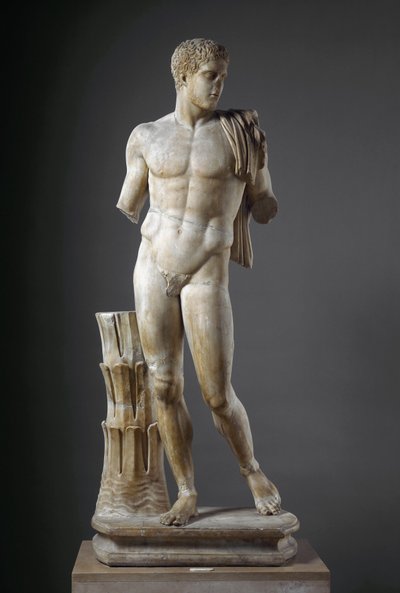Diomède. Sculpture en marbre romaine d