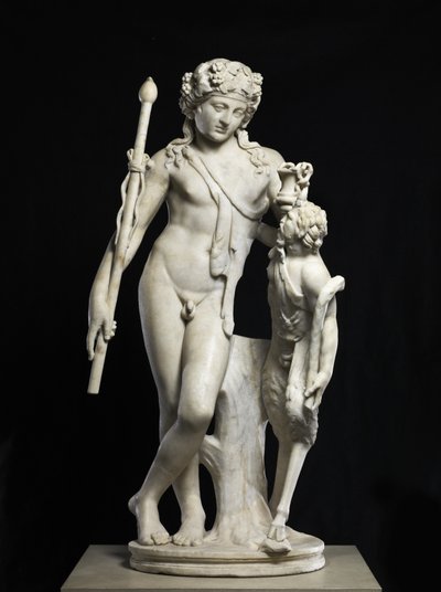Dionysos avec Pan, 50-150 apr. J.-C. - Roman Roman