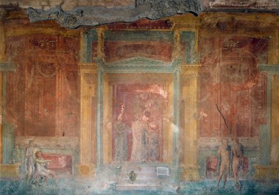Fresque représentant Iphigénie en Tauride, Maison de Pinarius Cerialis, Pompéi (Patrimoine mondial de l