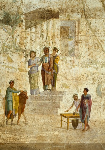 Fresque représentant Jason et Pelias, de Pompéi (Liste du patrimoine mondial de l