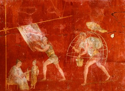 Fresque représentant des blanchisseurs, de Pompéi (Liste du patrimoine mondial de l