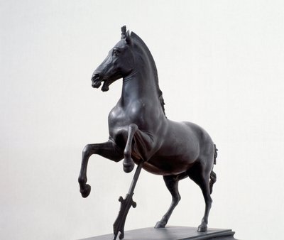Cheval au galop (sculpture en bronze d