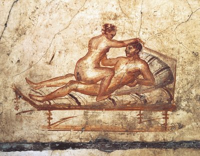 Fresque érotique, Maison des Vettii, Pompéi, Campanie, Italie - Roman Roman