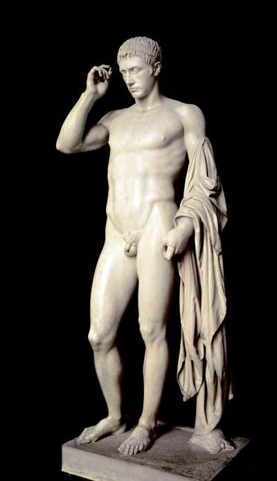 Art romain : sculpture en marbre de Marcus Claudius Marcellus (42-23 av. J.-C.), neveu d