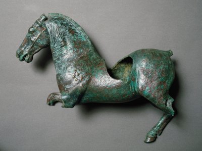 Art romain : cheval au galop, sculpture en bronze de Cerro al Calvario - Roman Roman