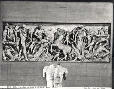 Sarcophage représentant Mars et Rhéa Silvia - Roman Roman
