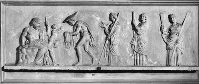 La naissance de Dionysos de la cuisse droite de Zeus - Roman Roman