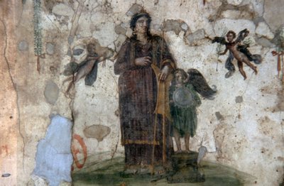 Vénus Pompeiana, fresque de la Teberna des Quatre Dieux, Via dell