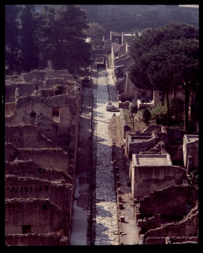 Vue du cardo V, Ve siècle av. J.-C. - Ier siècle apr. J.-C. - Roman Roman