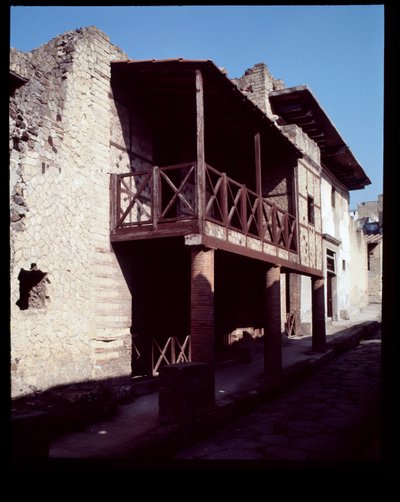 Vue de la maison appelée casa a Graticcio, Ve siècle av. J.-C.-Ier siècle ap. J.-C. - Roman Roman