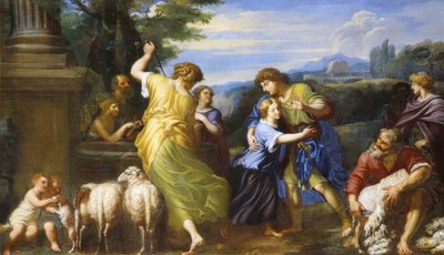 Jacob et Rachel au puits - Roman School