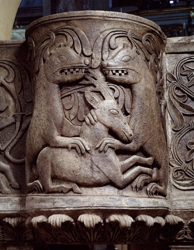 Animaux combattants, détail de l
