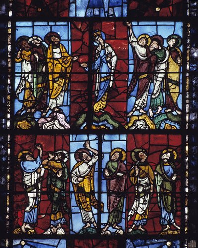Ascension (vitrail) - Romanesque