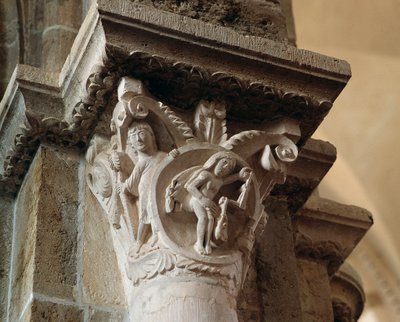 Balance (chapiteau sculpté) - Romanesque