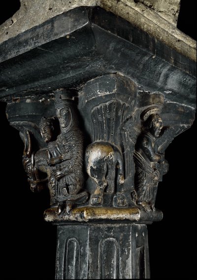 Art roman : chapiteau du XIIe siècle - Romanesque