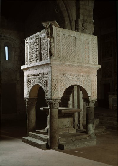 Art roman : chaire de l