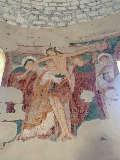 La descente de Croix, chapelle Saint-Jean du Liget, Touraine - Romanesque