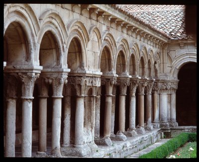 Vue du cloître du Monastère Royal de Las Huelgas de Burgos - Romanesque