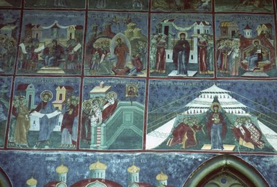 Hymne à la Vierge, mur sud de l