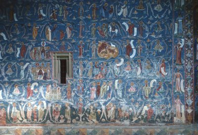 Arbre de Jessé, peinture de la façade sud, 1547-50 - Romanian School