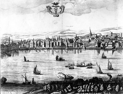 Vue de la Rivière Thames depuis Southwark, 1650 - Rombout Van den Hoeye