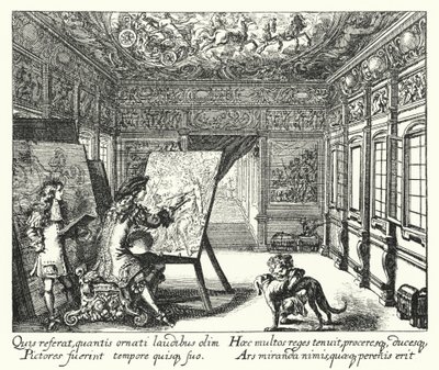 Peinture (gravure) - Romeyn de (after) Hooghe