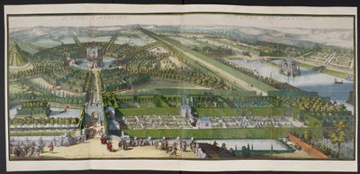 Le Parc à Enghien, c.1685, illustration de 
