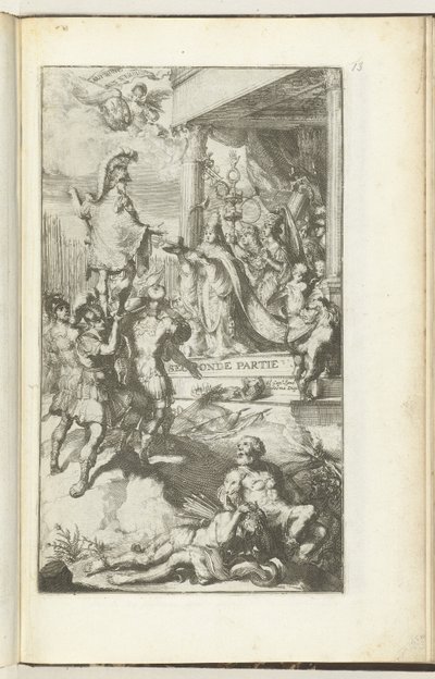 Page de titre pour la deuxième partie de Guerres de Flandres - Romeyn de Hooghe (attributed to)