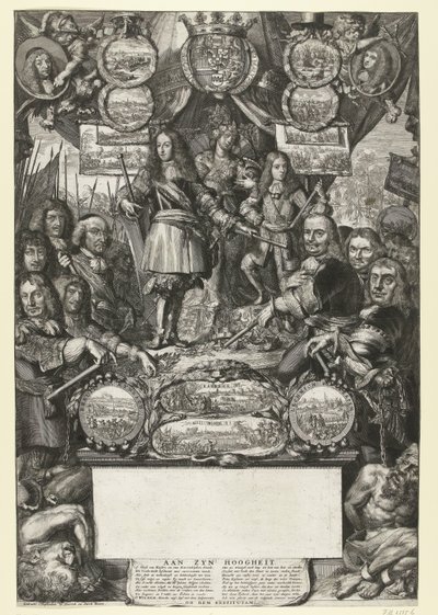 Allégorie des victoires de Guillaume III en 1673 - Romeyn de Hooghe