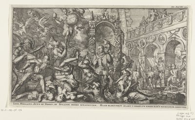 Allégorie autour de la guerre de Quatre-Vingts Ans - Romeyn de Hooghe