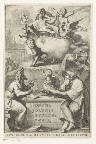 Figure allégorique avec un homme juif - Romeyn de Hooghe