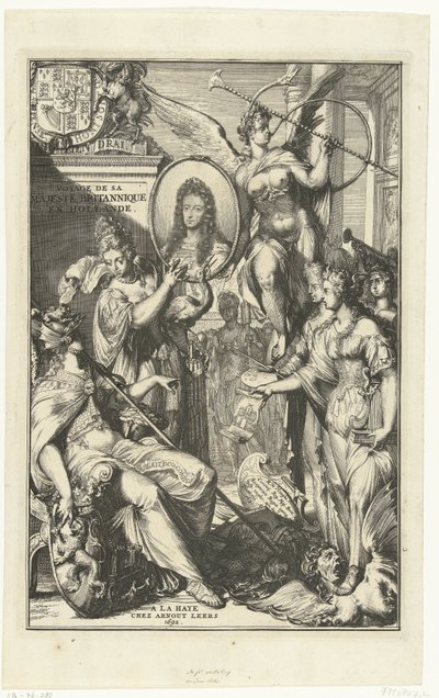 Frontispice allégorique avec portrait de Guillaume III - Romeyn de Hooghe