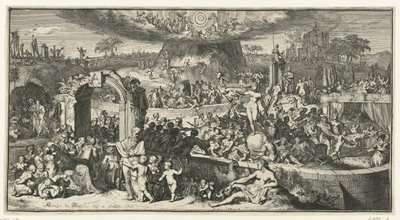 Représentation allégorique avec Tabula Cebetis - Romeyn de Hooghe