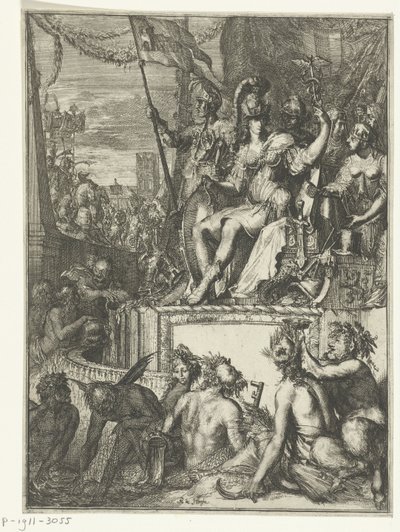Représentation allégorique du commerce maritime - Romeyn de Hooghe