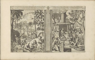 Boissons en Inde orientale ; Laques et papiers de Chine - Romeyn de Hooghe