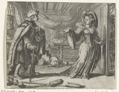 Illustration pour Le calendrier des vieillards de Contes et nouvelles de Fontaine - Romeyn de Hooghe