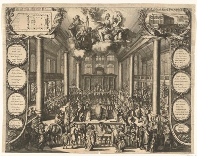 Inauguration de la synagogue portugaise à Amsterdam, 1675 - Romeyn de Hooghe