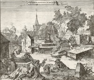 Deuil au cimetière portugais-juif de Beth Haim d