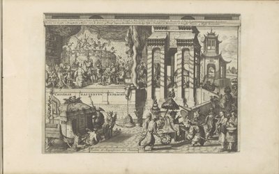 Cérémonie de réception chez les Chinois - Romeyn de Hooghe