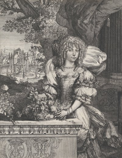 Portrait de Mary Stuart - Romeyn de Hooghe