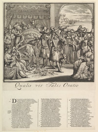 Qualis vir Talis Oratio - Romeyn de Hooghe