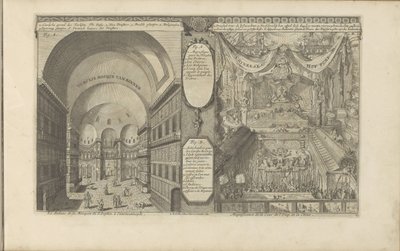 Mosquée turque à Constantinople; Cour impériale en Chine (Les Indes Orientales et Occidentales) - Romeyn de Hooghe